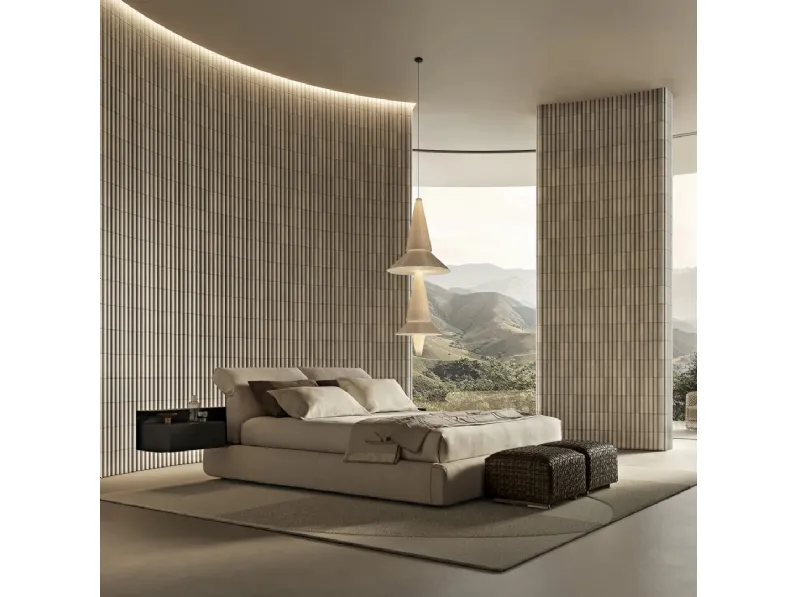 Letto matrimoniale con box contenitore Newbridge di Flexform