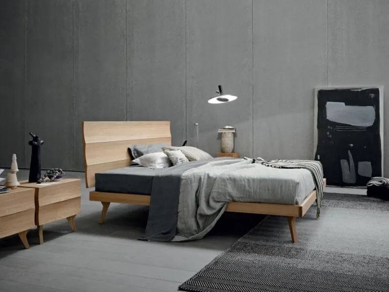 Letto in legno con testiera Forest di Ballancin