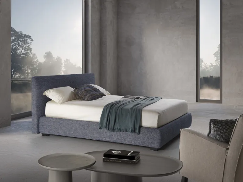 Letto in tessuto Forlì di GR Salotti