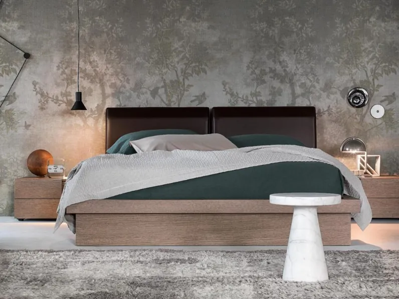 Letto con testiera e contenitore Francis di Giellesse