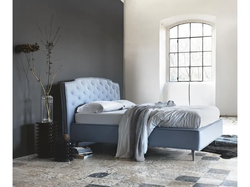 Letto in tessuto imbottito Frank di Noctis