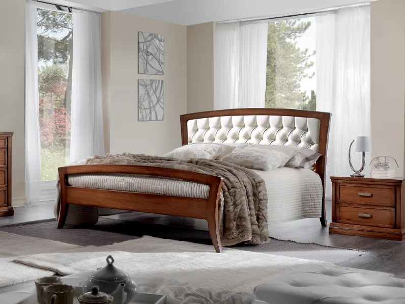 Letto imbottito FS295 di Giannone Arredi