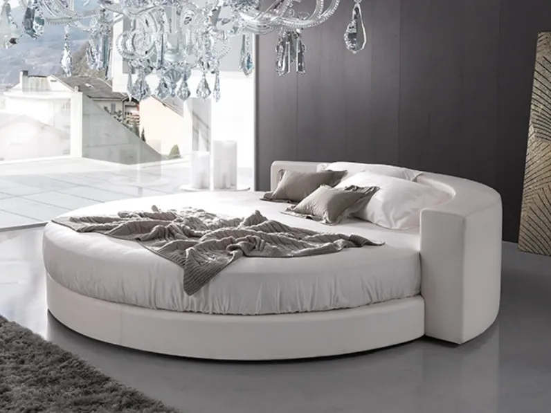 Letto rotondo Full moon di Barzaghi Salotti
