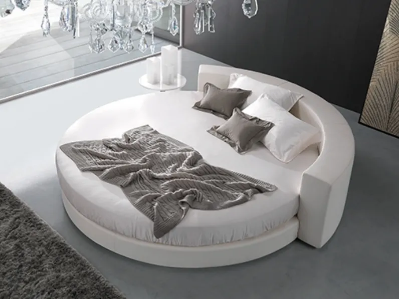 Letto rotondo Full moon di Barzaghi Salotti