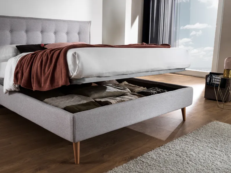 Letto Gable Twenty con box contenitore di San Lorenzo