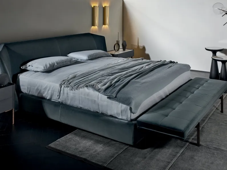 Letto in tessuto Xeni di Gallotti&Radice