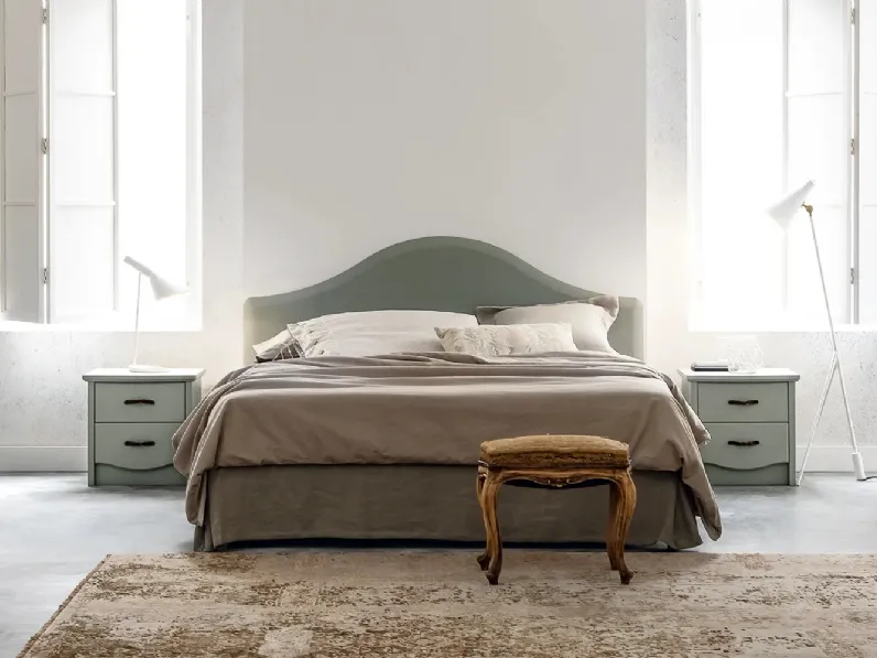 Letto matrimoniale Gendarme in legno laccato di Callesella