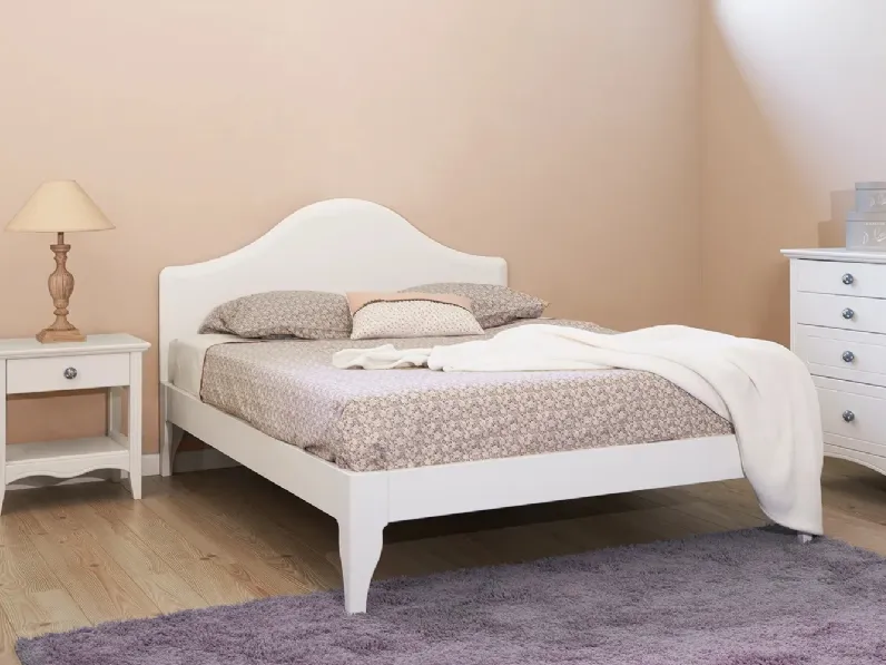 Letto matrimoniale Gendarme in legno laccato di Callesella