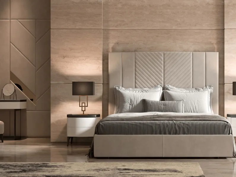 Letto con testiera Chance di Ghezzani