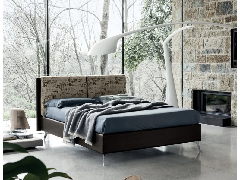 Letto in ecopelle Giada di B form's	