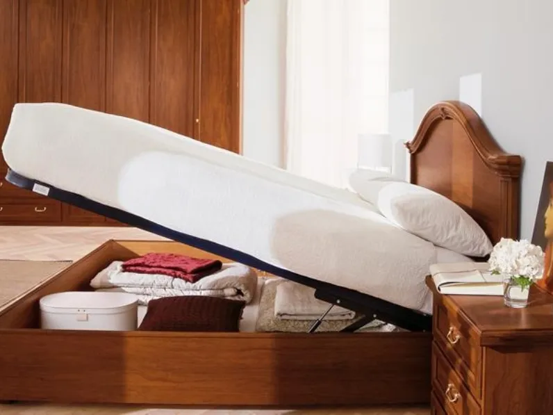 Letto con box contenitore Giglio di Villanova