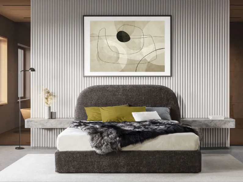 Letto in tessuto imbottito Gilbert Fox Italia