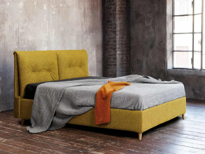 Letto in tessuto Ginevra di Confortplus