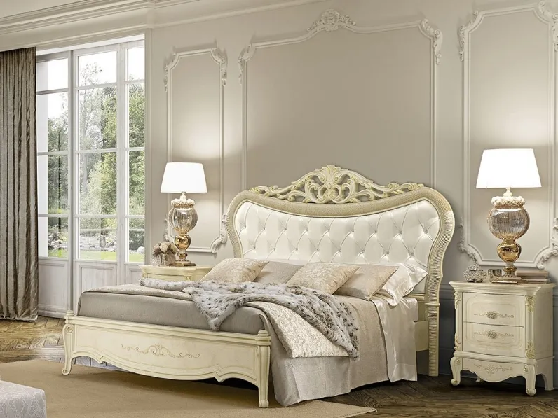 Letto imbottito Merlino di RTL Mobili