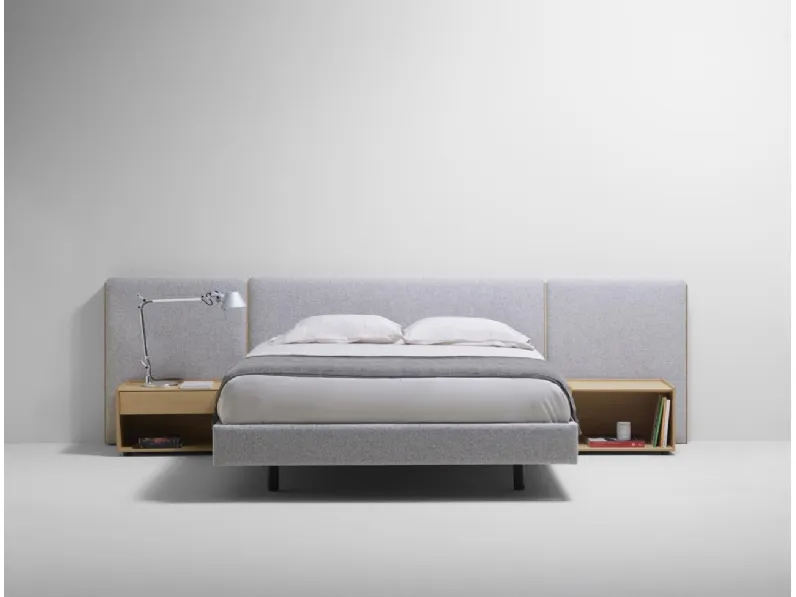 Letto con testiera a pannelli Goa di Treku