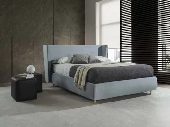 Il letto imbottito Henry di Crippa Salotti
