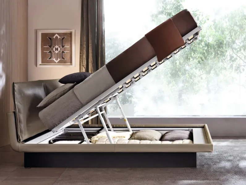Letto in pelle Honey Molteni & C