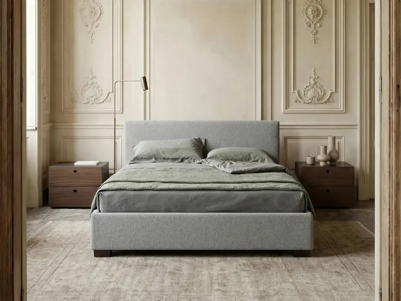 Letto con contenitore Lipari di Horm