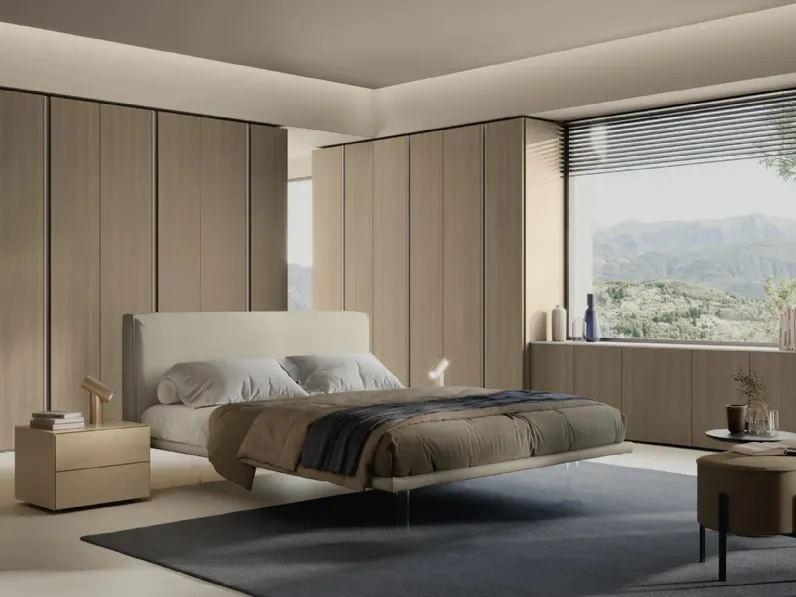 Letto in ecopelle Hug di Febal Casa