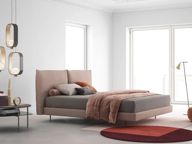 Letto moderno imbottito Icaro di Biba Salotti