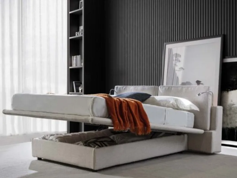 Letto Icon con box contenitore di Crippa Salotti
