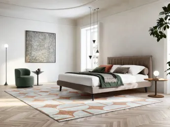 Letto imbottito Karen di Twils: design elegante e comfort supremo.