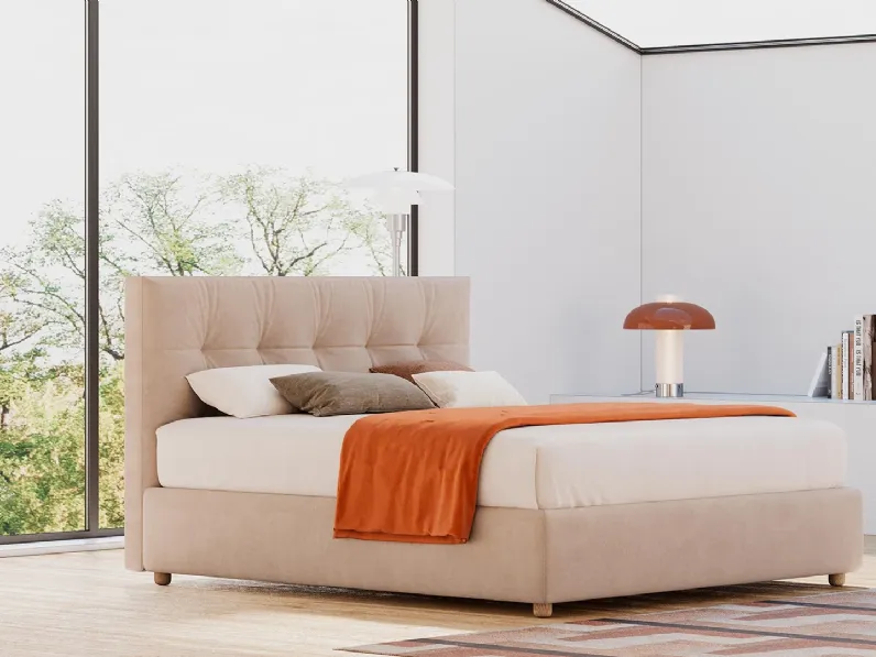 Letto con contenitore Kim di Divaletti Home