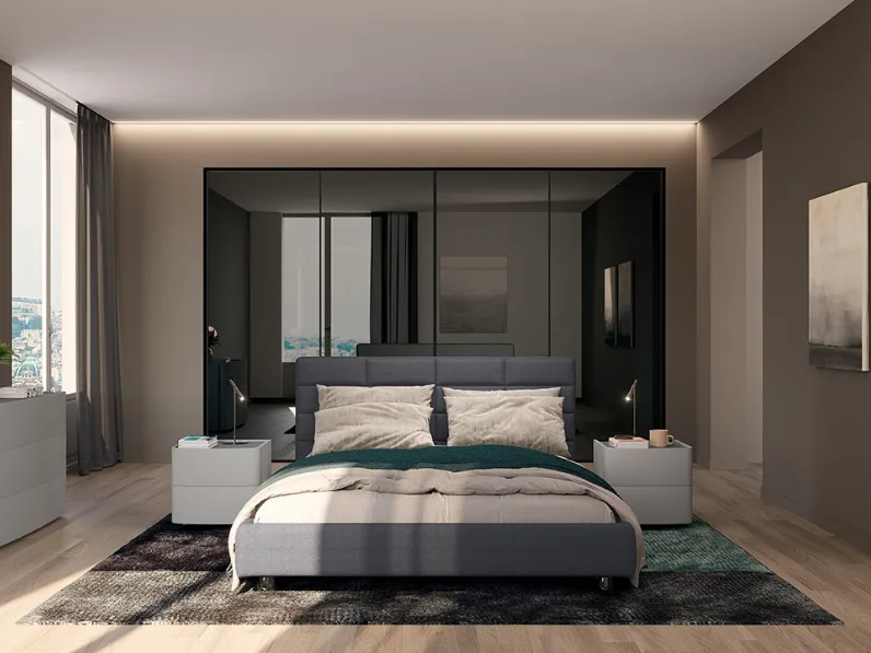 Letto matrimoniale Kim di Febal Casa