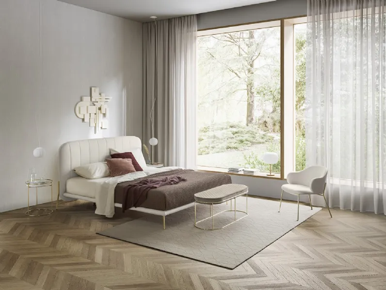 Letto imbottito Le Marais di Calligaris
