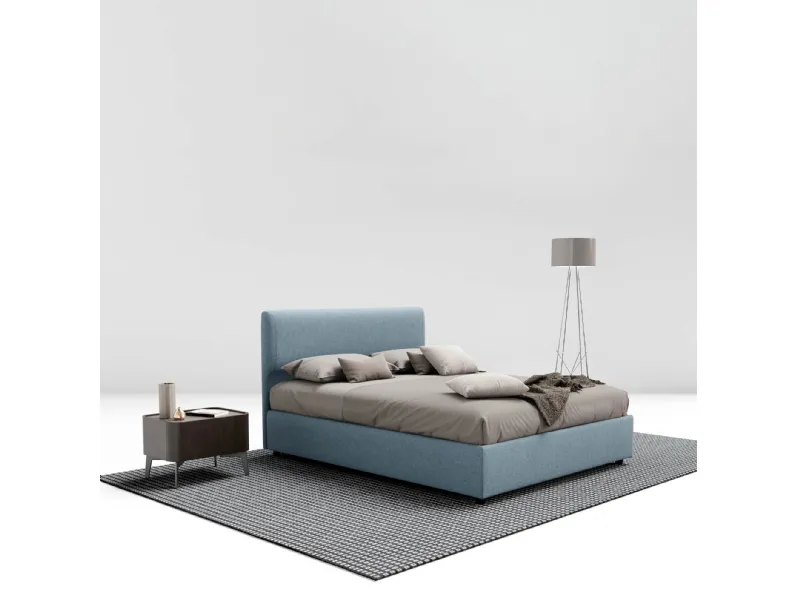 Letto imbottito Lenox di Novaluna