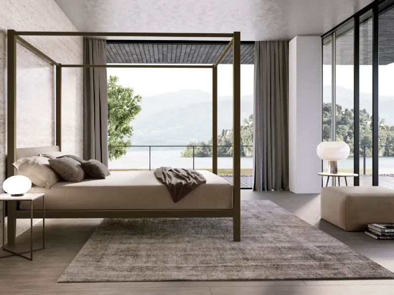 Letto Lera Baldacchino di Duomo Design