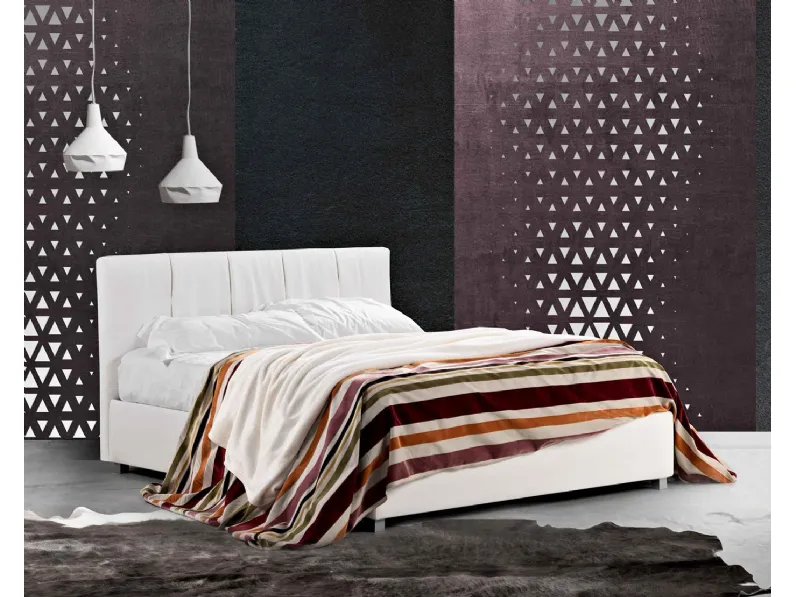 Letto in tessuto Aurora di Lettissimi