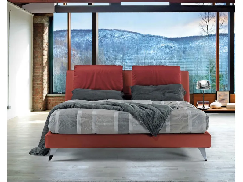 Letto con testiera Camelia di Lettissimi