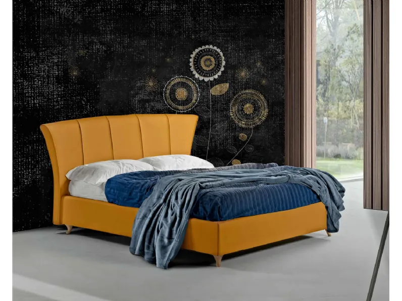 Letto in pelle Onda di Lettissimi