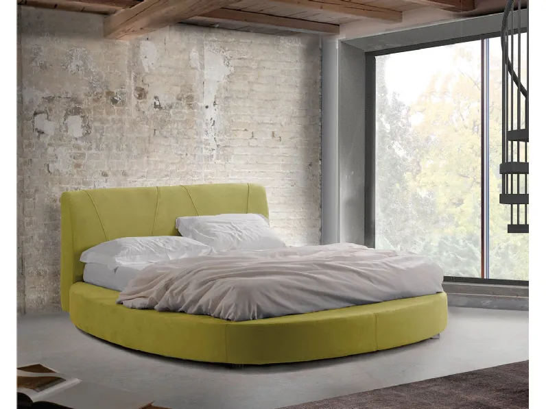 Letto in tessuto con testiera Prestige di Lettissimi