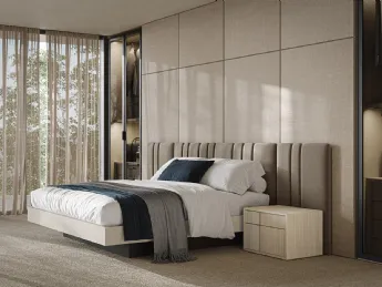 Il letto Levante di Colombini Casa unisce design elegante e comfort superiore.