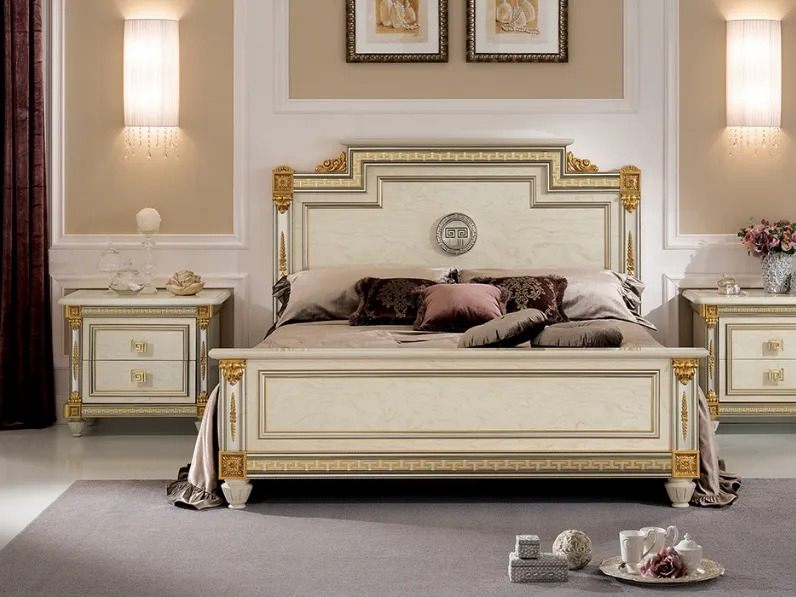 Letto con testiera Liberty di Arredoclassic