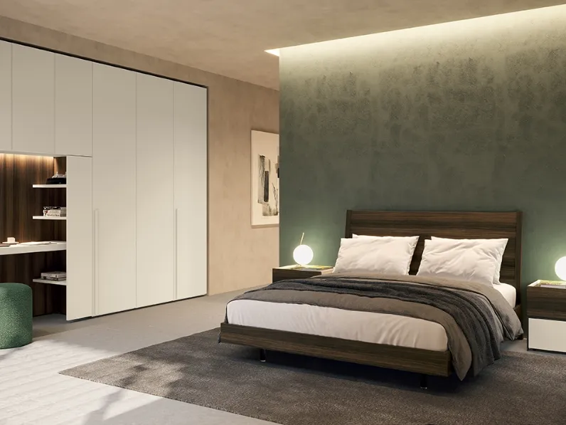 Letto con testiera Lisboa di Febal Casa