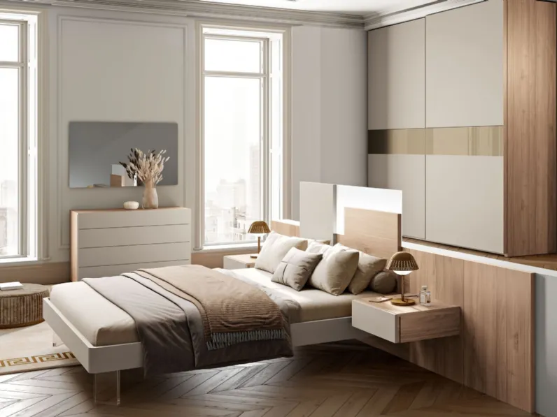 Letto matrimoniale Lyra LY01 di MCSMobili