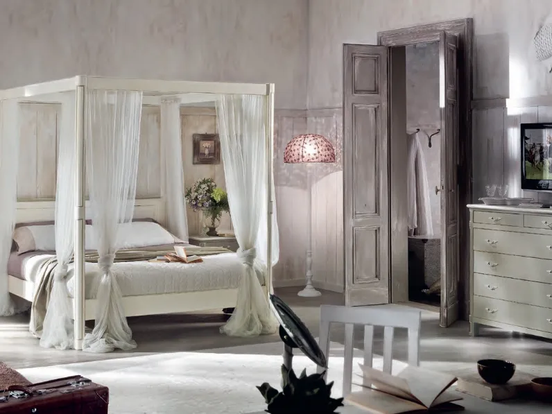 Letto a baldacchino Marte 3202/A di Imba Srl