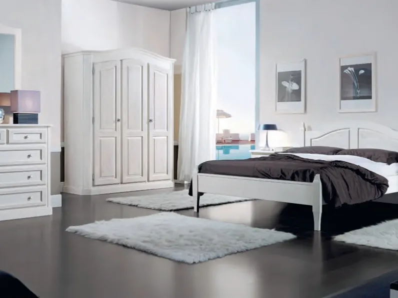 Letto Marte 321/A in massello di abete di Imba Srl