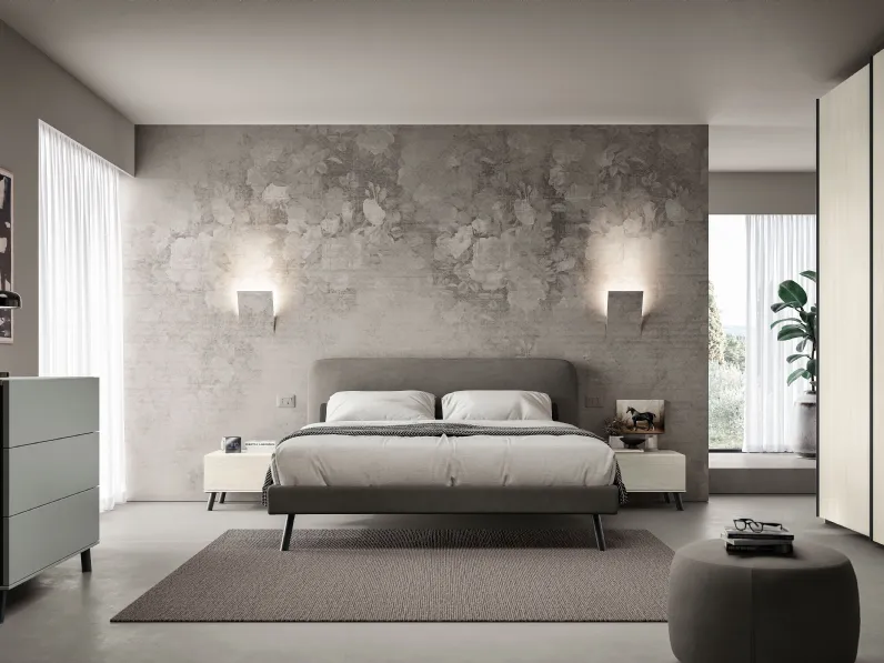 Letto matrimoniale Mery di Spagnol Salotti