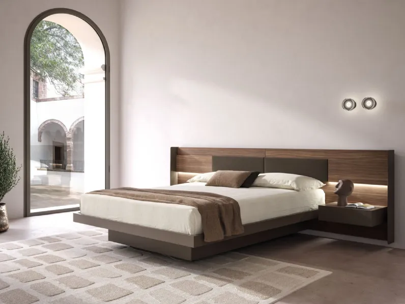 Letto Matisse con contenitore box stretto di Tagliabue Mobili