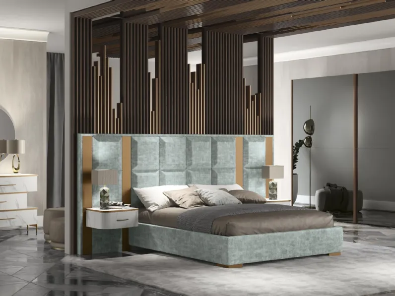 Letto con testiera importante Meraviglia di Adriatica