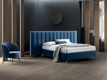 Letto Mia XL Stilfar, testiera trapuntata