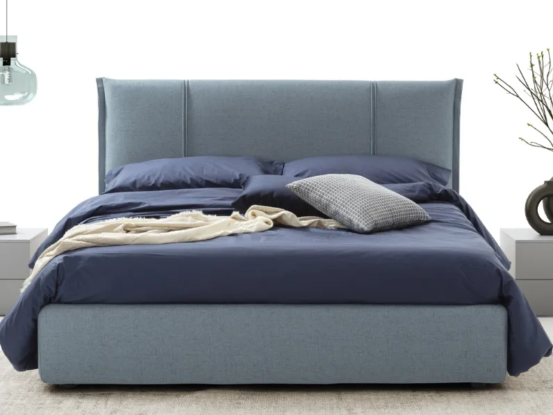 Letto in tessuto Miguel con box contenitore di Rimar