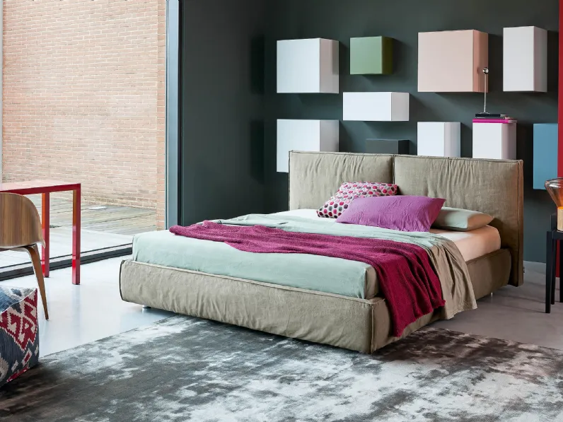 Letto imbottito Miller di Flexteam