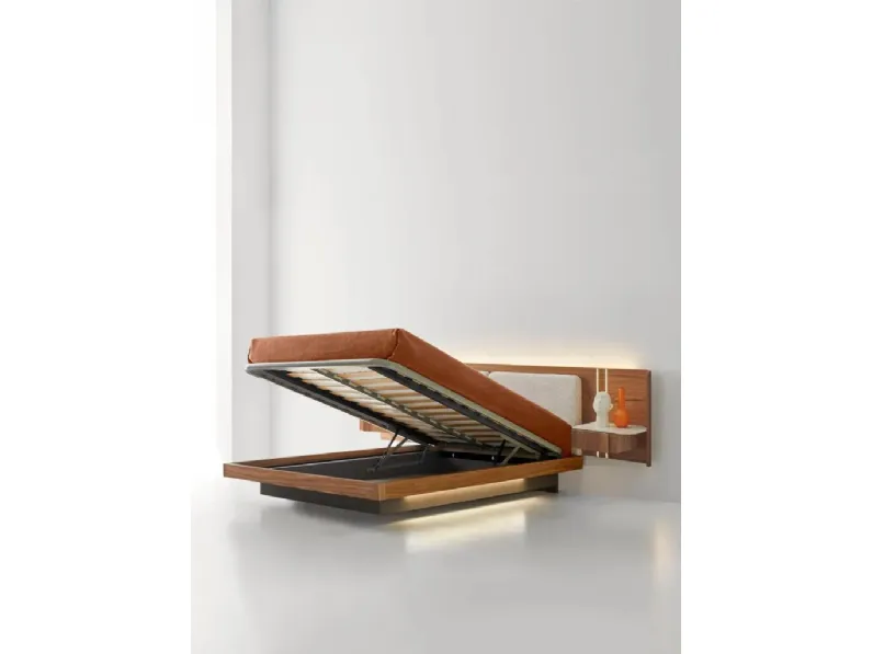 Letto Book Fluttuante con contenitore di Modesign