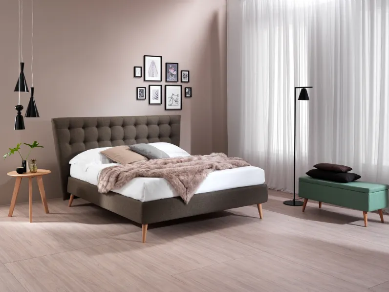 Letto Monroe Twenty con box contenitore di San Lorenzo