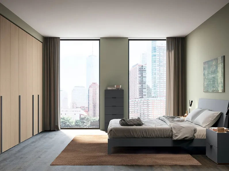 Letto con testiera Navona di Febal Casa